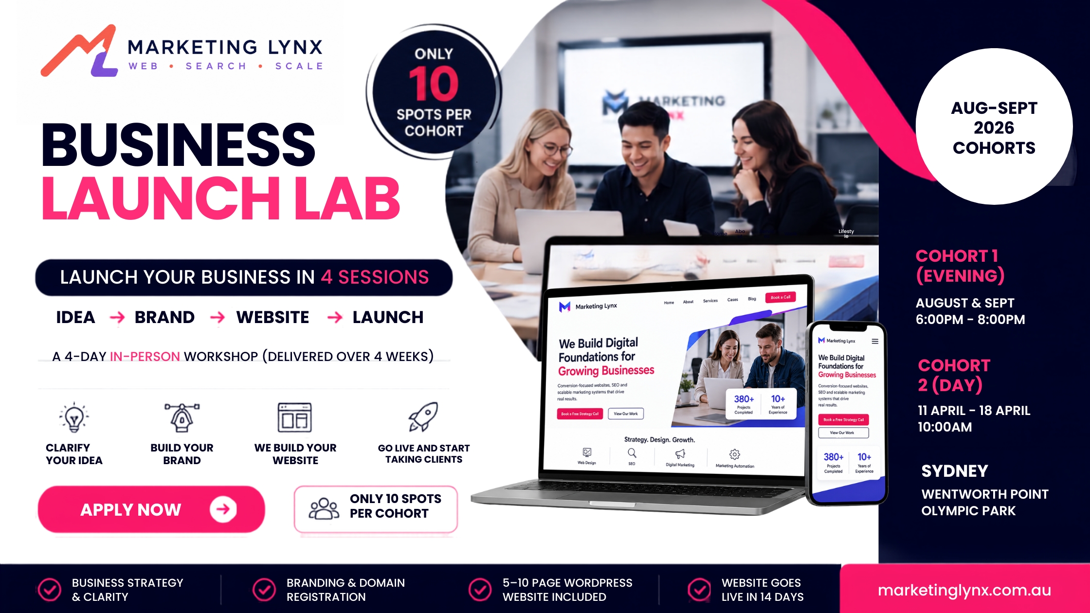 Business Launch Lab event